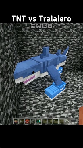 Minecraft : TNT vs Tralalero Tralala #minecraft #shorts