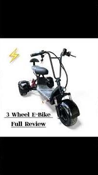 3 Wheel Electric Scooter Full Review | citycoco electric scooter