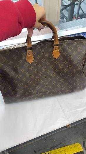 59K views · 221 reactions | Transforming classics! ✨ Watch as we turn this LV speedy into a one of a kind crossbody! Is your LV bag in need of a restoration? Visit our website (link in bio) to find out how we can help! • • • #lvspeedy #lvbandouliere #crossbodybag #handbagrestoration #leatherwork #beforeandafter #transformation | � Vince’s Village Cobbler, LLC | Facebook