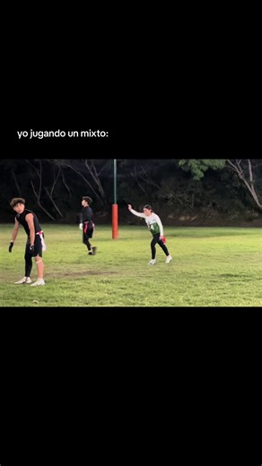 Ultimate Frisbee Game at Night: Mixed Teams in Action