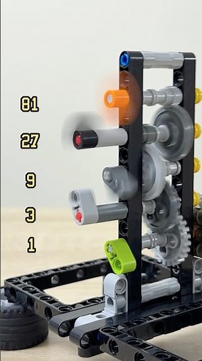 Gear Ratio Demonstration - LEGO Technic