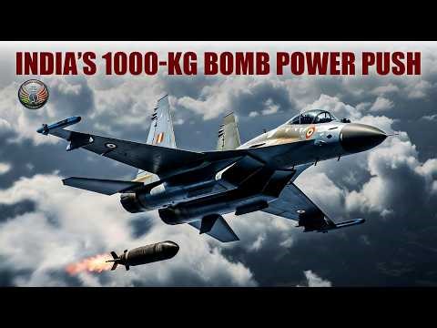 India Advances Indigenous 1000-kg Bomb Programme