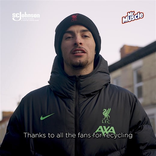 Check out ‘The Walk of Fame’ to see 12,848 fan names laid on the ground, representing the 12,848 plastic bottles that are recycled every match day on average, into limited edition Mr Muscle bottles. One small act making a huge difference for future generations. | Liverpool FC