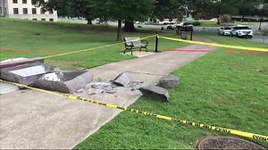 Arkansas' new Ten Commandments monument was smashed to pieces less than 24 hours after it was placed on state Capitol grounds. | USA TODAY