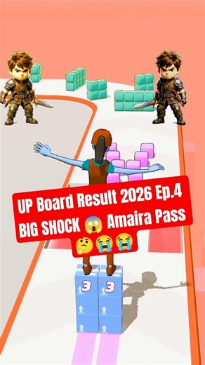 UP Board Result 2026 Ep.4 BIG SHOCK 😱 Amaira Pass 🤔😭😭 | Cargo Skates Girl Game #shorts #skategame