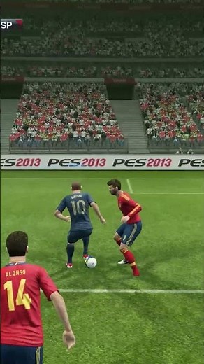 Benzema Scores Penalty - PES 2013 - France vs Spain #proevolutionsoccer