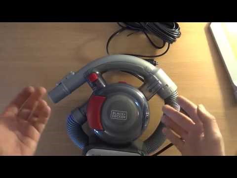 Black&Decker PD1200AV or BDH1200FVAV car vacuum cleaner review and disassembly