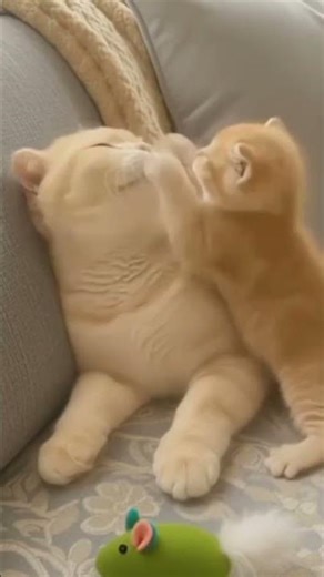 cute cat and mom, anak kuncing manja #cute #cutecat #catvideos