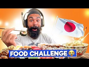 TRYING JAPANESE FOOD CHALLENGE