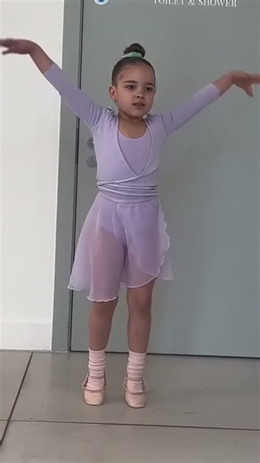 🩰🫶🏽 a little re-introduction 😜 #tinyballerina #ballet #toddler #preprimaryballet #fyp #aliyah