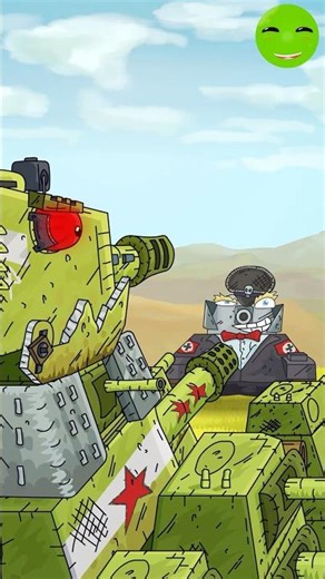 KV-44 and Hans #gerand #kv44 #tankcartoons #shorts