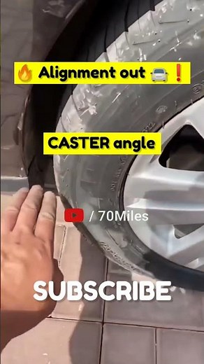 Adjust caster angle | wheel alignment service | #tips #tipsandtricks #carcare #tranding #70miles