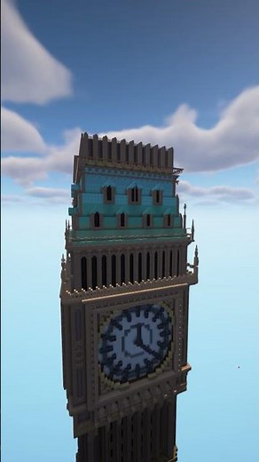 Building Big Ben in Minecraft