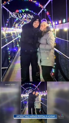Man proposes to girlfriend on bridge - and then drops the ring 30 meters down