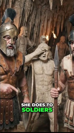 Facing Medusa Warriors Turn to Stone! Dont Look!