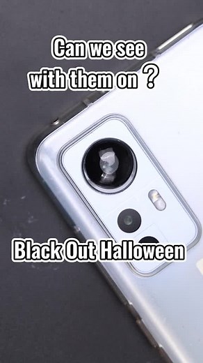 Seeing Through Black Contact Lenses: A Test