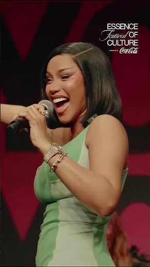Cardi B talks beauty, business, and entrepreneurship at BeautyCon. #ESSENCEFEST