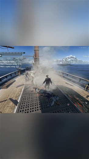 Boarding enemy ships and battling 15 crew members! Intense naval warfare action. #gameplay #games #NavalBattle #ShipCombat #GamingAction
