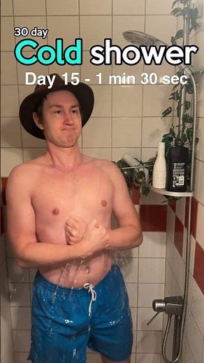 Cold Shower challenge #day15 #coldshower