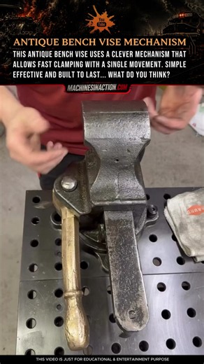 Antique Bench Vise Mechanism