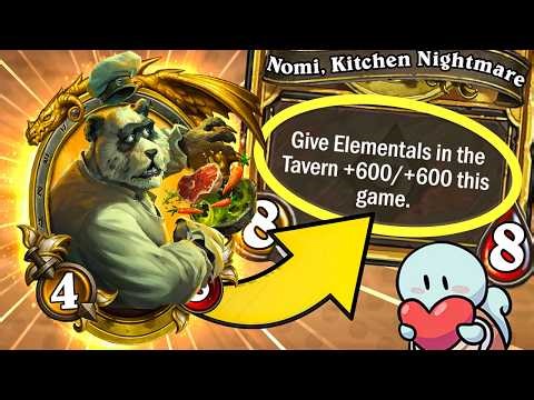 The NEW Nomi Is Actually Good! | Hearthstone Battlegrounds