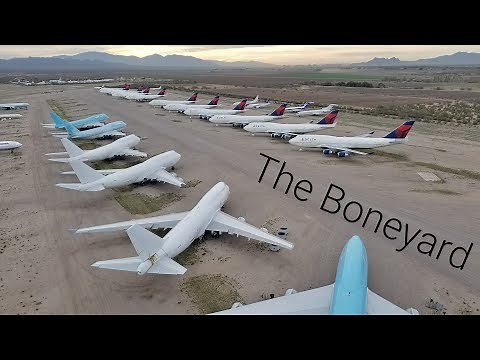 Hundreds of airliners ABANDONED in the desert!