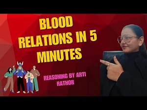 Blood Relation Tricks in 5 Minutes | Reasoning for Exams | Fast Tricks for Competitive Exams