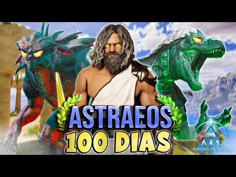 EU SOBREVIVI 100 DIAS NO ARK ASTRAEOS ASCENDED!