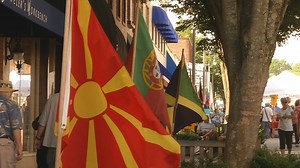 Food, music and dance from all over at Folkmoot's International Festival Day