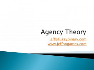 Agency Theory - SlideServe