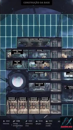 Futuristic Game: Exploring Base & Constructing Modules! #shorts