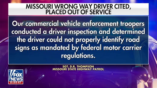 A semi-truck going the WRONG WAY nearly caused a head-on collision. Reports say the driver couldn’t read English road signs, yet logged 81,000 miles last year. You should be able to read the road signs to drive on the road. This is why strong policy matters. | America First Policy Institute