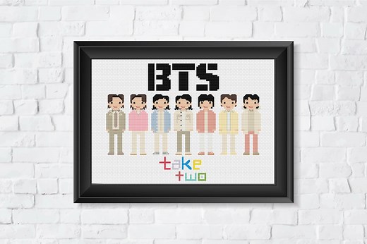 BTS - Take Two - PDF Cross Stitch Pattern - Etsy