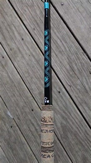 Finished and spinning ✨🎣 That slow turn hits different. Clean lines, crisp sparkler details, and a cork grip that ties the whole build together. Every wrap placed with intention, every layer done with care — because the details are what set a custom rod apart. Built to fish hard. Finished to be admired. #KnotYourRods #KYR #CustomRod #RodBuilding #SpinningRod #SparklerWrap #DetailsMatter #HandBuilt #BuiltNotBought | Knot Your Rods & Plastics LLC