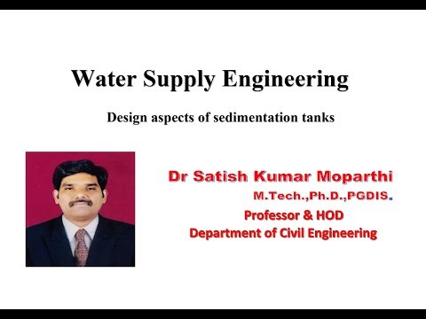 Design aspects of sedimentation tanks-1