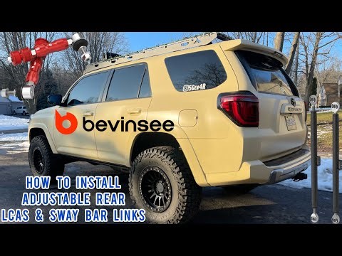 How to Install Adjustable Rear Lower Control Arms & Rear Sway Bar Links on a 5th Gen 4Runner!