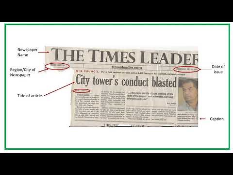 How to Cite Articles (APA 8th edition)