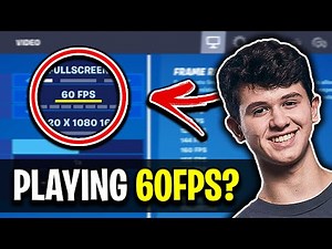 Why Pro Players Set Their FPS At 60FPS In Fortnite!
