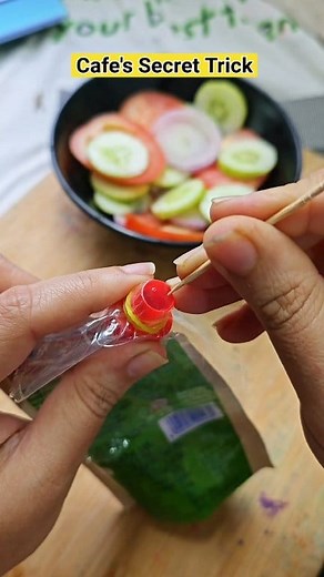 1.1M views · 3.6K reactions | Cafe's secret garnishing trick #garnish #foodpresentation #mayonnaise #cafe | viyofoood | Facebook