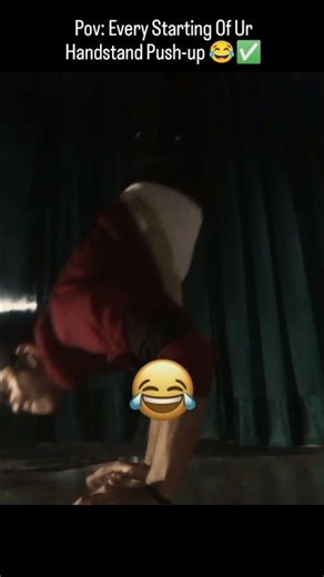 Every Starting Of your Handstand Push-up 😂 #npcphysique #calisthenics #fypシ #shorts #growmore