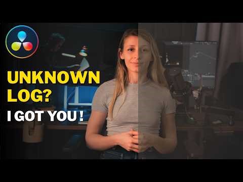 Find any Camera LOG in DaVinci Resolve!