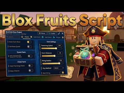 FREE Blox Fruits Script | Fruit Spawner + Fast Auto Farm + Teleport | Delta Executor Mobile ✅