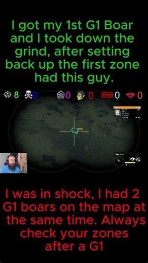 I got my second G1 Boar, the shock factor is high. Check the kill count.