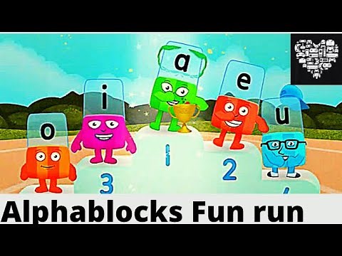 ALPHABLOCKS RACE FUN RUN Cbeebies Go explore app FULL GAMES