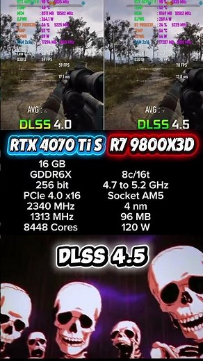 DLSS 4.0 vs DLSS 4.5 | RTX 4070 Ti SUPER + R7 9800X3D