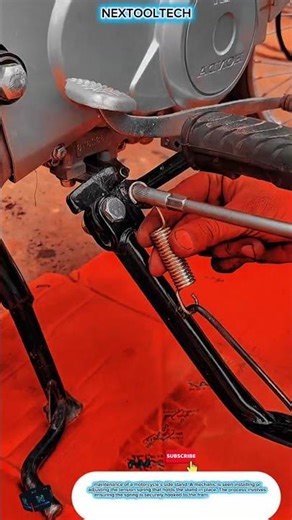 Tension Spring Installation Tool for Motorcycle Side Stand Maintenance