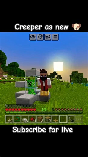 Minecraft creeper and pet #minecraft #short