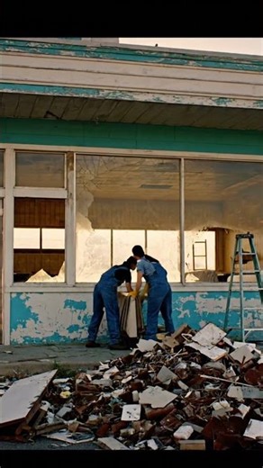 Old American Diner Restoration 🍔 | Vintage 1950s Comeback! 😍#shortvideo
