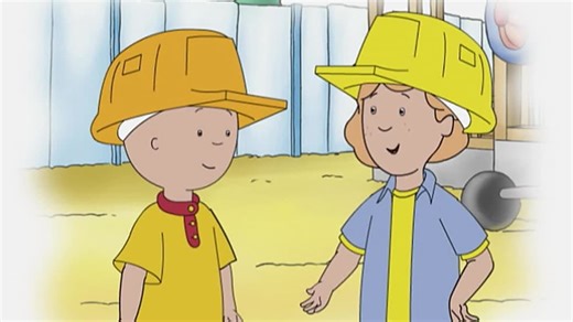 Caillou S04:E03 - Caillou the Road Builder // Caillou's Building Adventure // a House in the Sky