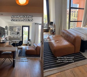 This Brilliant Sofa Hack Is Perfect For Small Spaces - Hunker